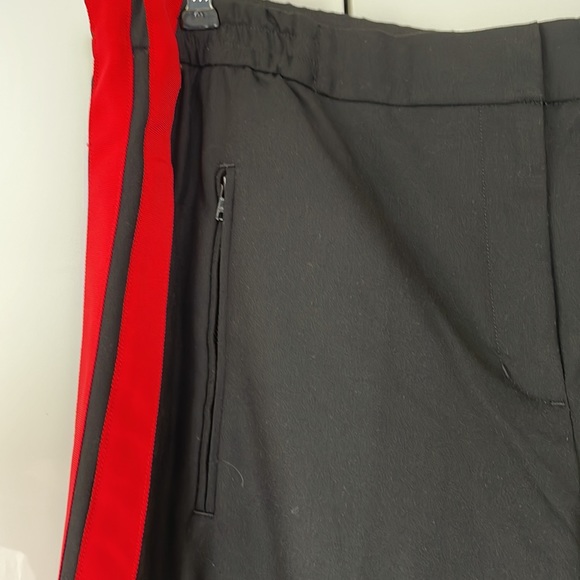 Express Wide Leg Pants Color-Black with Red details Size-Large NWOT - Picture 4 of 16
